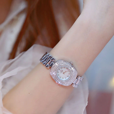 Women's Luxury Fashion Rectangle Full Rhinestone Quartz Watches  -  GeraldBlack.com