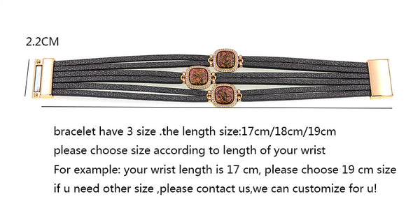 Women's Luxury Zinc Alloy Wrap Magnet Bohemian Fashion Bracelets  -  GeraldBlack.com