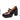Women's Mary Jane High Heels Shiny Brogue High Square Heel Pumps  -  GeraldBlack.com