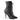 Women's Matte Black High Thin Heels Round Toe Formal and Wedding Boots  -  GeraldBlack.com