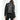 Women's Moto Biker Black Faux Leather Jacket Streetwear Zipper Punk Coat with Belt Outwear  -  GeraldBlack.com