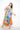 Women's Multitiered Orange Splice Tropical Pattern Printed Dress - SolaceConnect.com