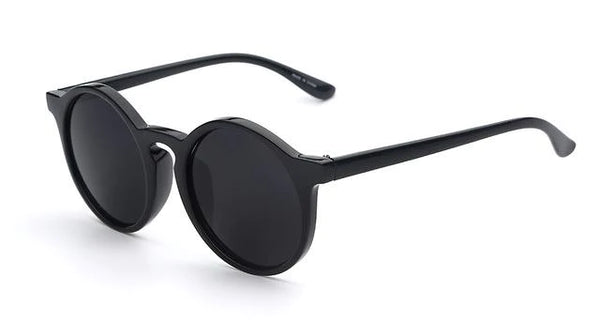Women's Oversize Round Designer Plastic Sunglasses with Gradient Lenses - SolaceConnect.com