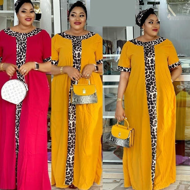 African Clothing Women's Blouse Party Dresses Boubou Plus Size Maxi Kaftan Femme Boubou Long Abaya - SolaceConnect.com