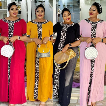 Women's Plus Size African Clothing Long Abaya Blouse Dashiki Maxi Dress  -  GeraldBlack.com
