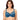 Women's Plus Size Blue Floral Lace Full Coverage Non-Foam Underwired Bra  -  GeraldBlack.com