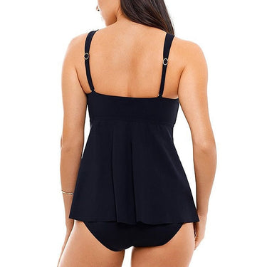 Women's Plus Size Comfortable Retro Style 2 Piece Padded Swimwear  -  GeraldBlack.com