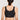 Women's Plus Size Cotton Black Lace Front Closure Non-Padded Wireless Bra - SolaceConnect.com