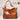 Women's Pockets Soft Tote Portable Shoulder Retro Oil Waxed Leather Large Capacity Bag  -  GeraldBlack.com