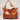 Women's Pockets Soft Tote Portable Shoulder Retro Oil Waxed Leather Large Capacity Bag  -  GeraldBlack.com