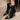 Women's Pointed Toe Slip-On Rhinestone Bow Elastic High-heeled Boots  -  GeraldBlack.com