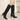 Women's Pointed Toe Thin Heels Pleated Knee High Boots for Women Wide Calf Warm Winter Shoes 43  -  GeraldBlack.com