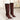 Women's Pointed Toe Thin Heels Pleated Knee High Boots for Women Wide Calf Warm Winter Shoes 43  -  GeraldBlack.com