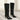 Women's Pointed Toe Thin Heels Pleated Knee High Boots for Women Wide Calf Warm Winter Shoes 43  -  GeraldBlack.com