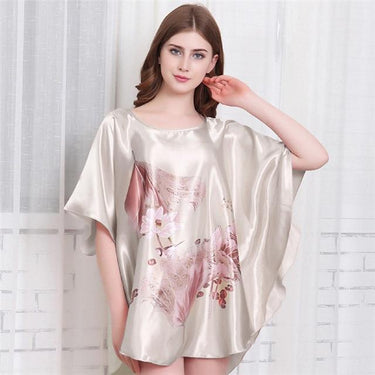 Women's Rayon Plus Size Gown Robe Nightgown Nightdress Sleepwear Dress - SolaceConnect.com