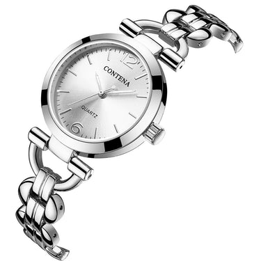 Women's Retro Casual Fashion Stainless Steel Quartz Bracelet Wristwatch  -  GeraldBlack.com