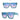 Women's Retro Fashion Square One Piece Flowers Sunglasses - SolaceConnect.com