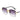 Women's Rimless Alloy Frame Gradient Shade Square UV400 Sunglasses - SolaceConnect.com