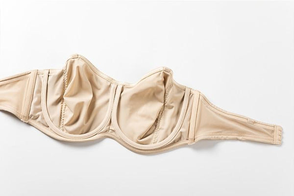 Women's Rose Smoked Color Smooth Seamless Invisible Strapless Bra - SolaceConnect.com