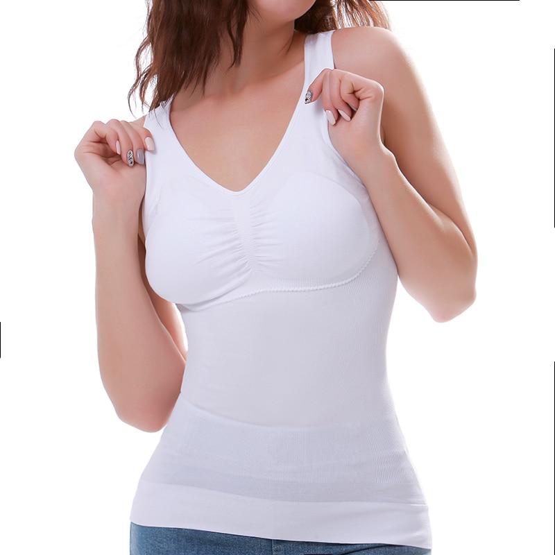 Summer Seamless Shapewear Tops Women Tummy Control Smooth Body