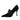 Women's Sexy 9.5cm Spring Black Stripper High Heels Buckle Pumps - SolaceConnect.com