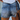 Women's Sexy Cotton Button Up High Waist Cuffed Stretch Skinny Jean Shorts  -  GeraldBlack.com