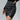 Women's Sexy Faux Leather Ruched Asymmetrical Bodycon Mini Skirts  -  GeraldBlack.com