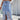 Women's Sexy Streetwear Asymmetrical High Waist Slit Bodycon Denim Skirt  -  GeraldBlack.com