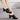 Women's Shallow Fashion Genuine Leather Black Square High Heel Shoes on Clearance  -  GeraldBlack.com