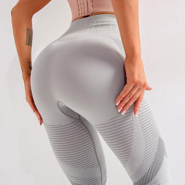 Women's Skinny Hollow Seamless Push Up Leggings for Fitness - SolaceConnect.com