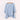Women's Slant Oblique Button Irregular Roll Up Sleeve Washed Blue Blouse  -  GeraldBlack.com
