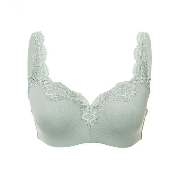 Women's Slated Color Lace Full Coverage Lightly Lined Bra  -  GeraldBlack.com
