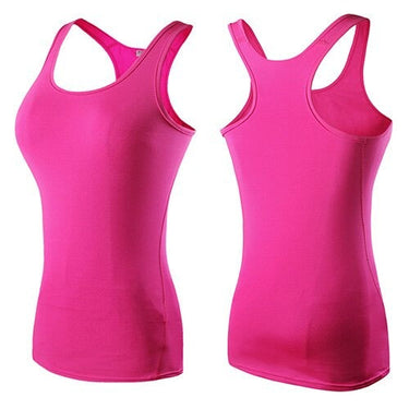 Women's Sleeveless Dry Fit Tank T-Shirts for Sports Yoga Fitness Gym - SolaceConnect.com