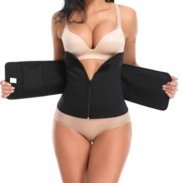 Women's Slim Body Trainer Tummy Waist Shaper Sweat Belt Shapewear - SolaceConnect.com