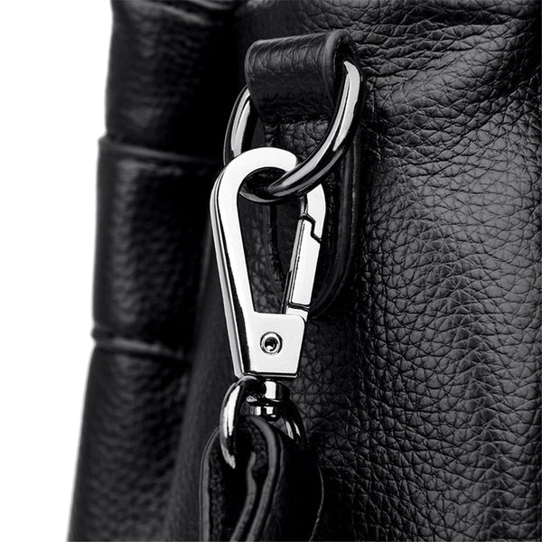 Women's Soft Leather Top-Handle Bags Shoulder Crossbody Sac Luxury Designer 3 Layers Handbag  -  GeraldBlack.com