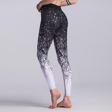 Women's Sports Clothing Chinese Style Printed Yoga Leggings for Fitness - SolaceConnect.com
