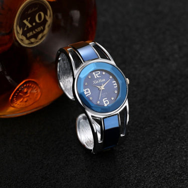 Women's Stainless Steel Casual Wrist Watches with Luxury Rhinestone - SolaceConnect.com