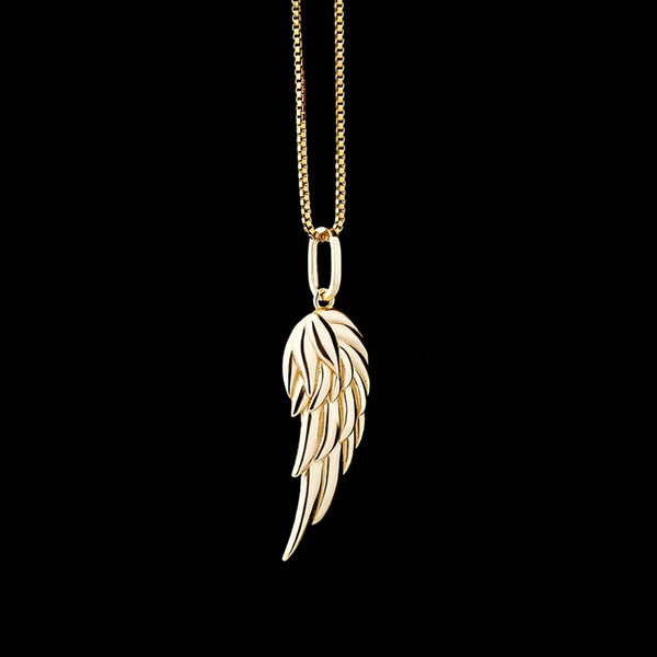 Women's Sterling Silver Feather Pendant Fine Personalized Necklace  -  GeraldBlack.com