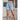 Women's Streetwear Asymmetric Ripped Straight High Waist Jean Short  -  GeraldBlack.com