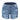 Women's Streetwear Cotton Stretch Ripped Curly High Waist Jean Shorts  -  GeraldBlack.com