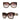 Women's Stylish Square Leopard Color Frame Oversized Sunglasses - SolaceConnect.com