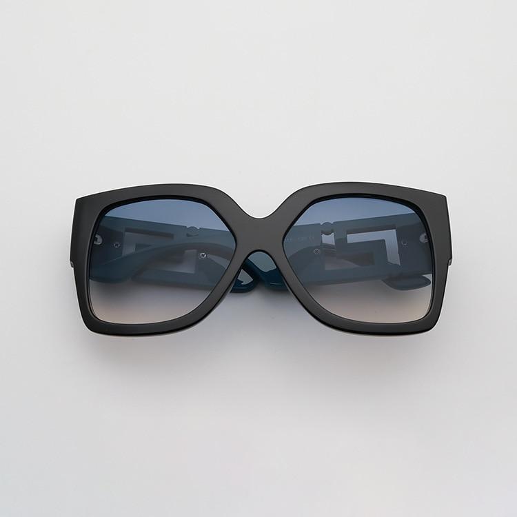 Women's Stylish Square Leopard Color Frame Oversized Sunglasses  -  GeraldBlack.com