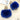 Women's Summer Blue Color Faux Fur Rivet Platform House Slippers  -  GeraldBlack.com