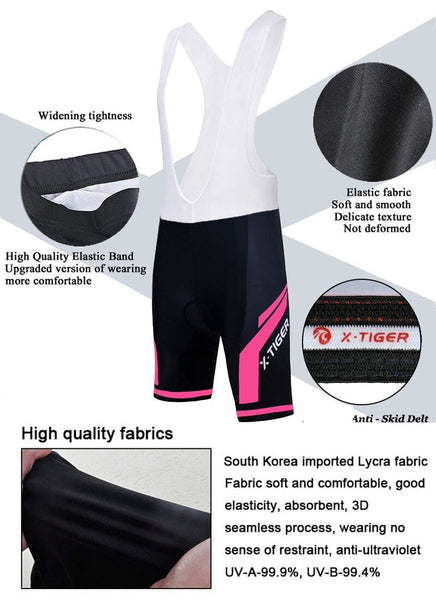 Women's Summer Breathable Comfortable MTB Short Sleeve Cycling Set  -  GeraldBlack.com