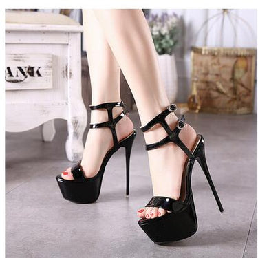 Women's Summer Fashion Sandals with Sexy Open Toe and 16cm High Heels - SolaceConnect.com