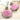 Women's Summer Pink Color Faux Fur Rivet Platform House Slippers  -  GeraldBlack.com