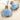 Women's Summer Sky Blue Faux Fur Rivet Platform House Slippers  -  GeraldBlack.com