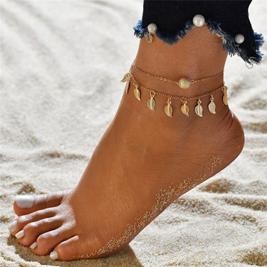 Women's Summer Vintage Round Tassel Bohemian Beads Ankle Bracelet  -  GeraldBlack.com