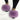Women's Taro Purple Summer Big Fluffy Real Fox Fur House Slippers  -  GeraldBlack.com