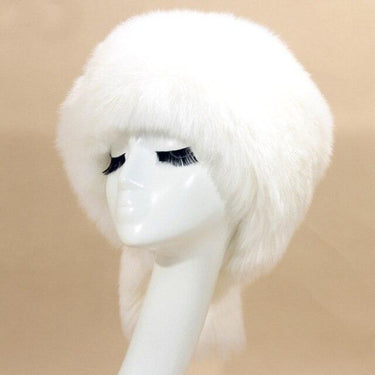 Women's Thick Warm Faux Fur Hat Round Top Russian Ushanka Hat - SolaceConnect.com